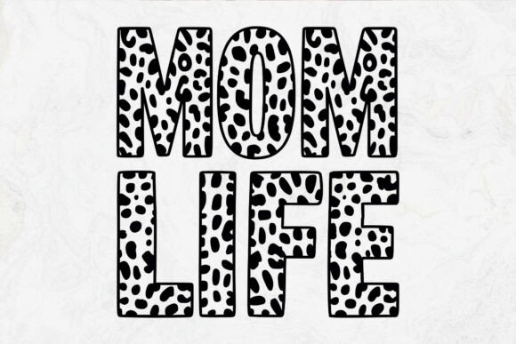 Leopard Mom Life SVG & Leopard Print SVG
