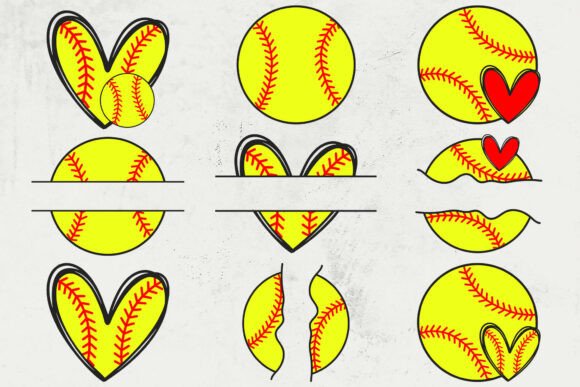 Softball Heart SVG: Red Stitch Review