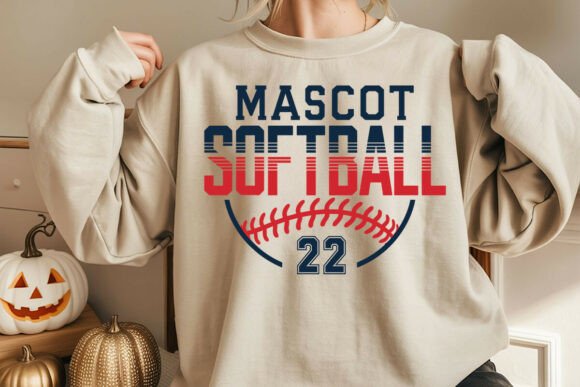 Softball Team Template, Softball SVG PNG