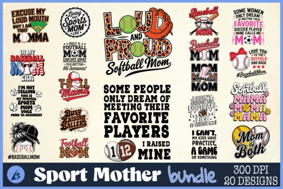 Sport Mother SVG Bundle